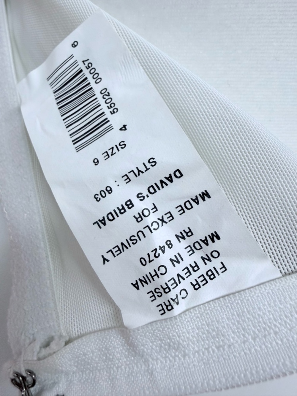 David's Bridal White Layered Petticoat - Picture 7 of 7